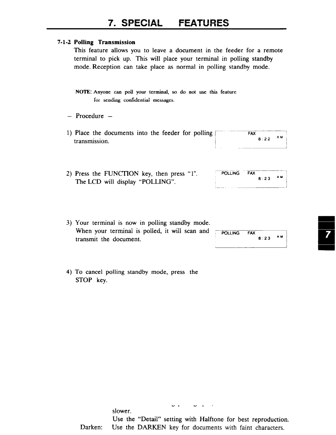 Ricoh Fax22 manual 2Polling Transmission 