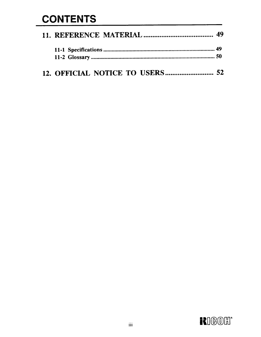 Ricoh Fax22 manual Glossary 