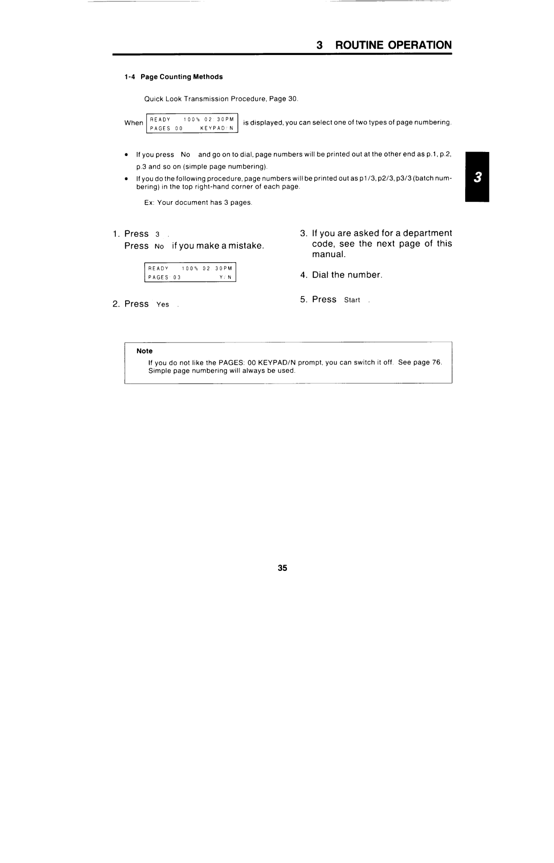 Ricoh FAX4000L manual Dial Number, Press 