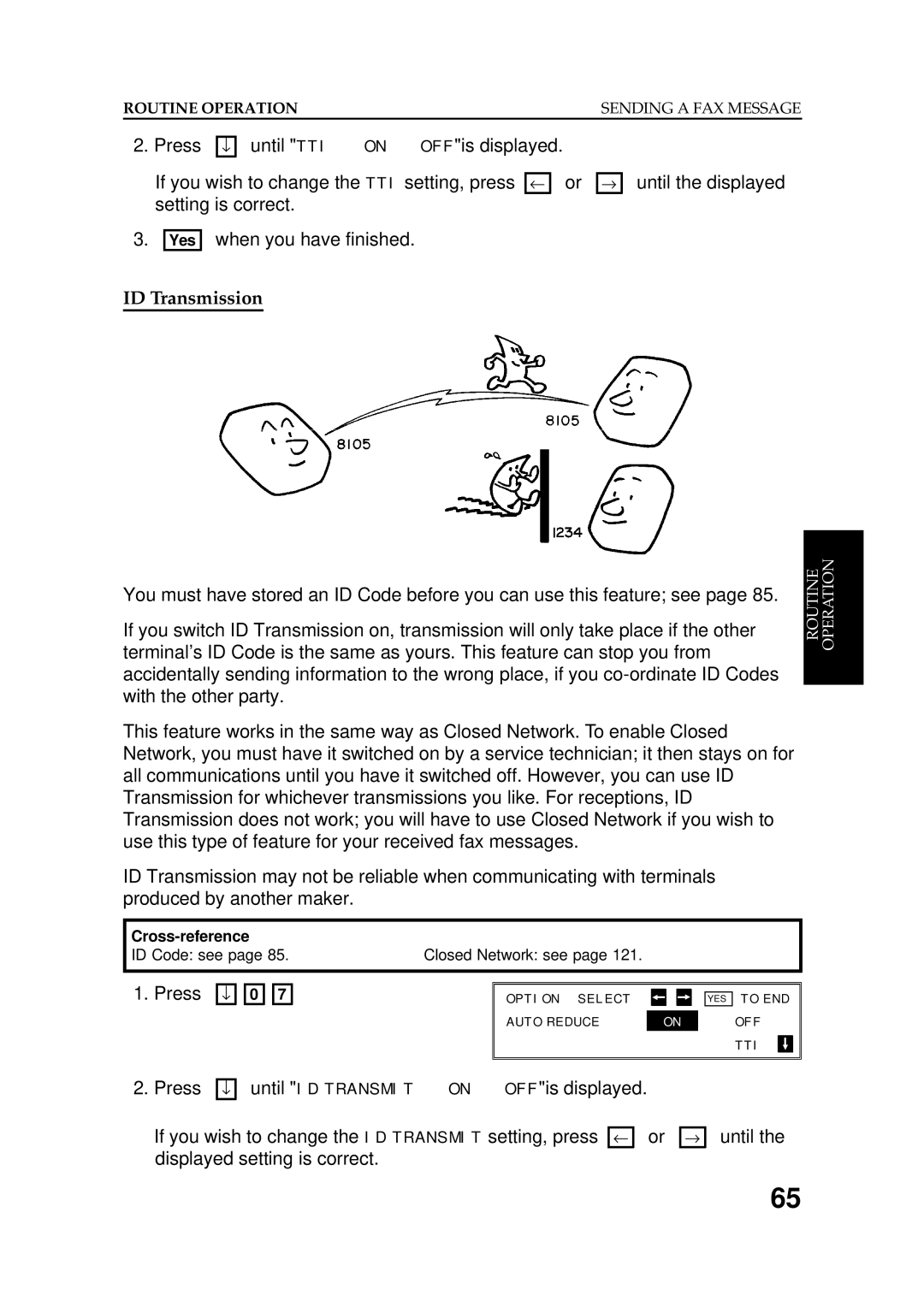 Ricoh FAX5600L manual ID Transmission 