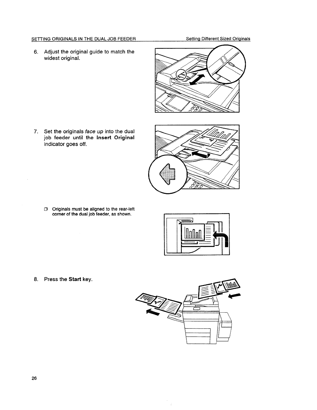 Ricoh FT6645, FT6655 manual IF7, Seiting Originals in the Dual JOB Feeder 