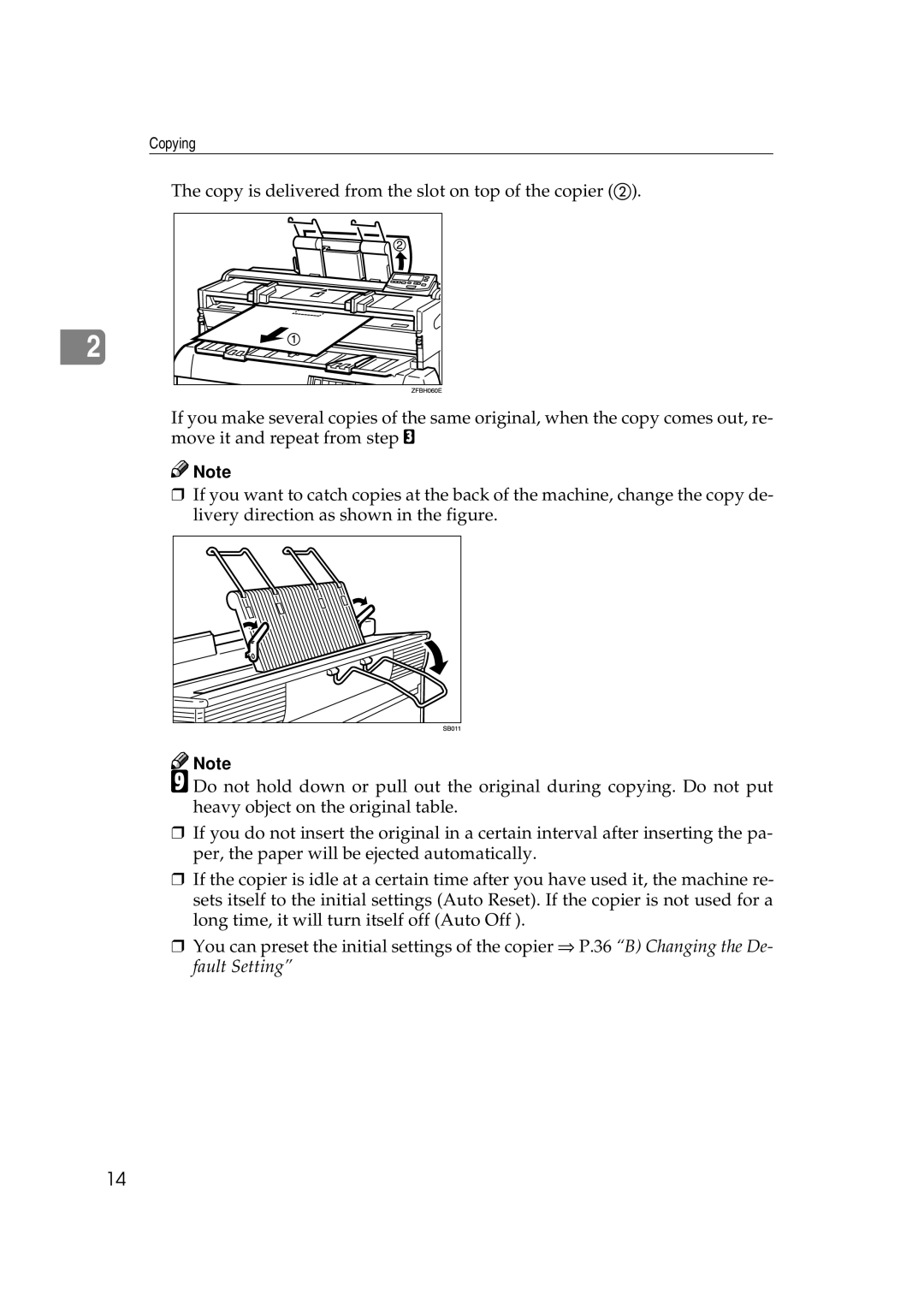 Ricoh FW770 manual Copying 