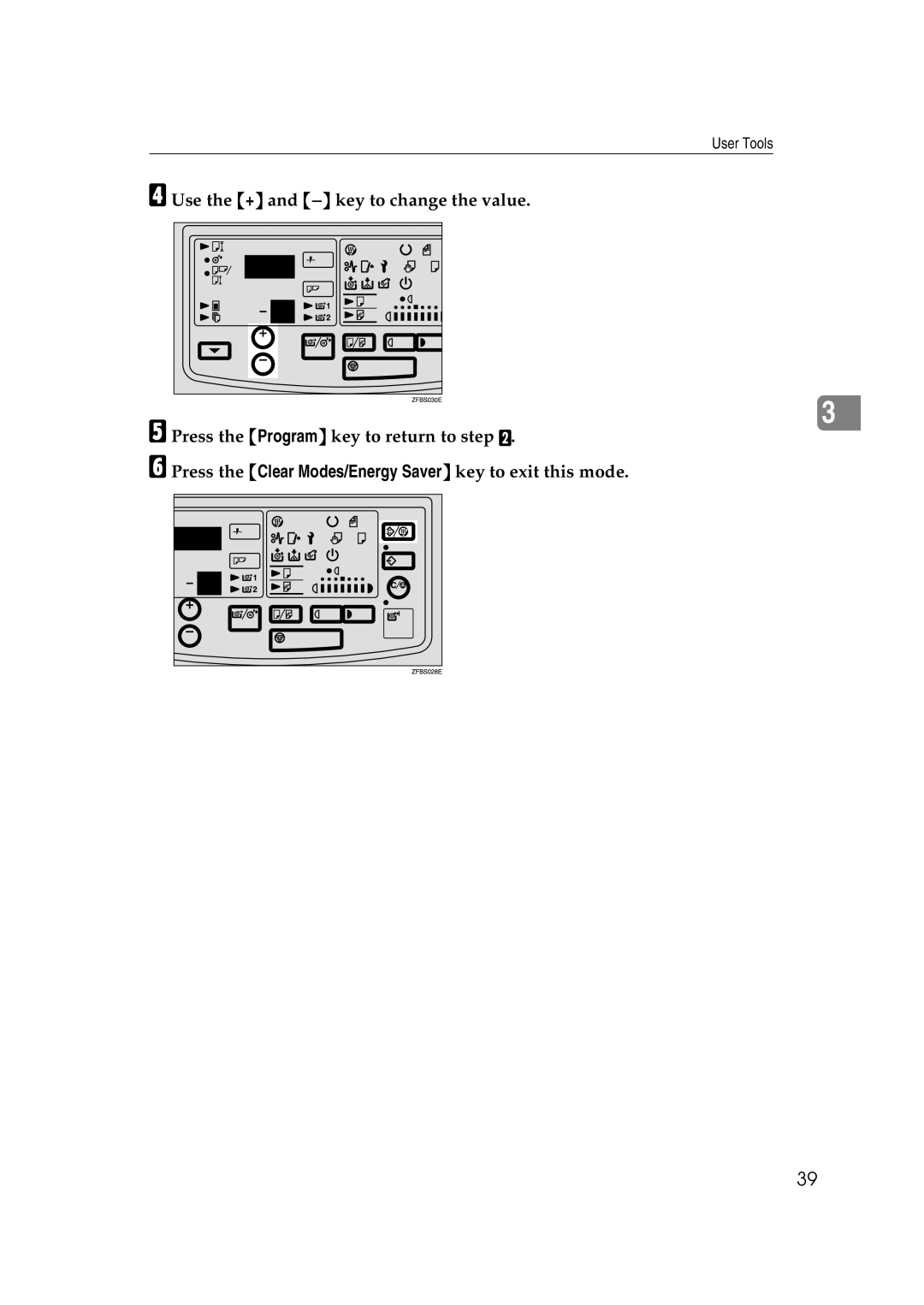 Ricoh FW770 manual User Tools 