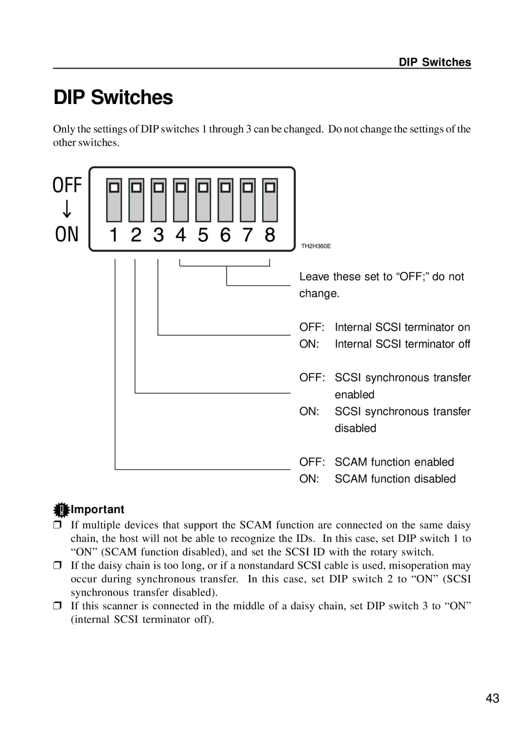 Ricoh G411, G410 manual DIP Switches 