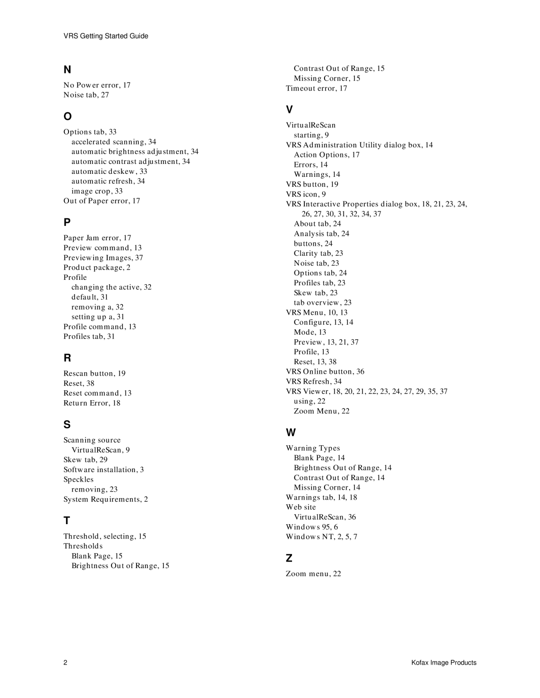 Ricoh G413 operating instructions Kofax Image Products 