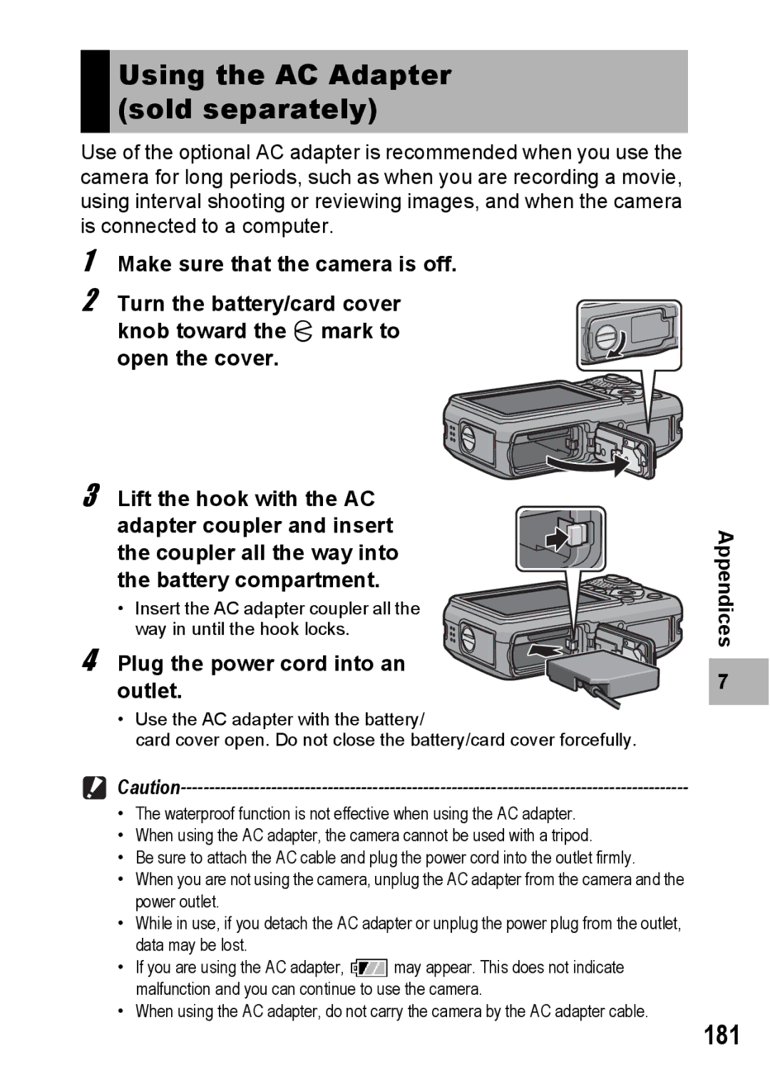 Ricoh G600 manual 181, Plug the power cord into an outlet 