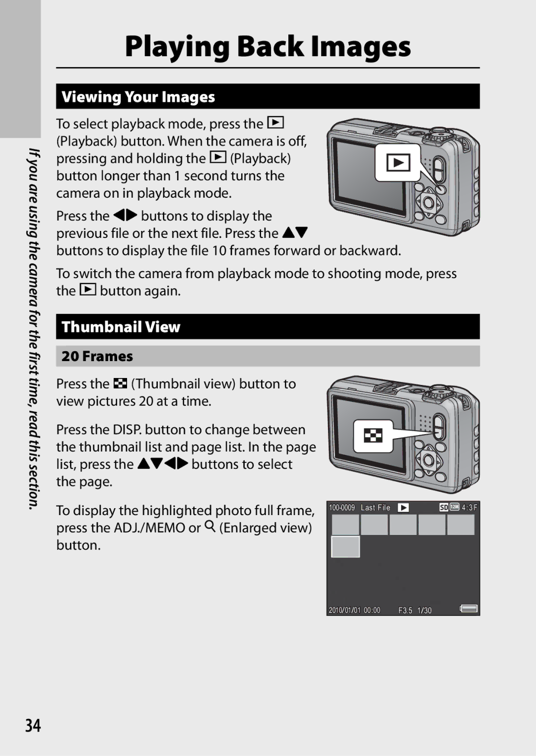 Ricoh G700 manual Viewing Your Images, Thumbnail View, Frames 