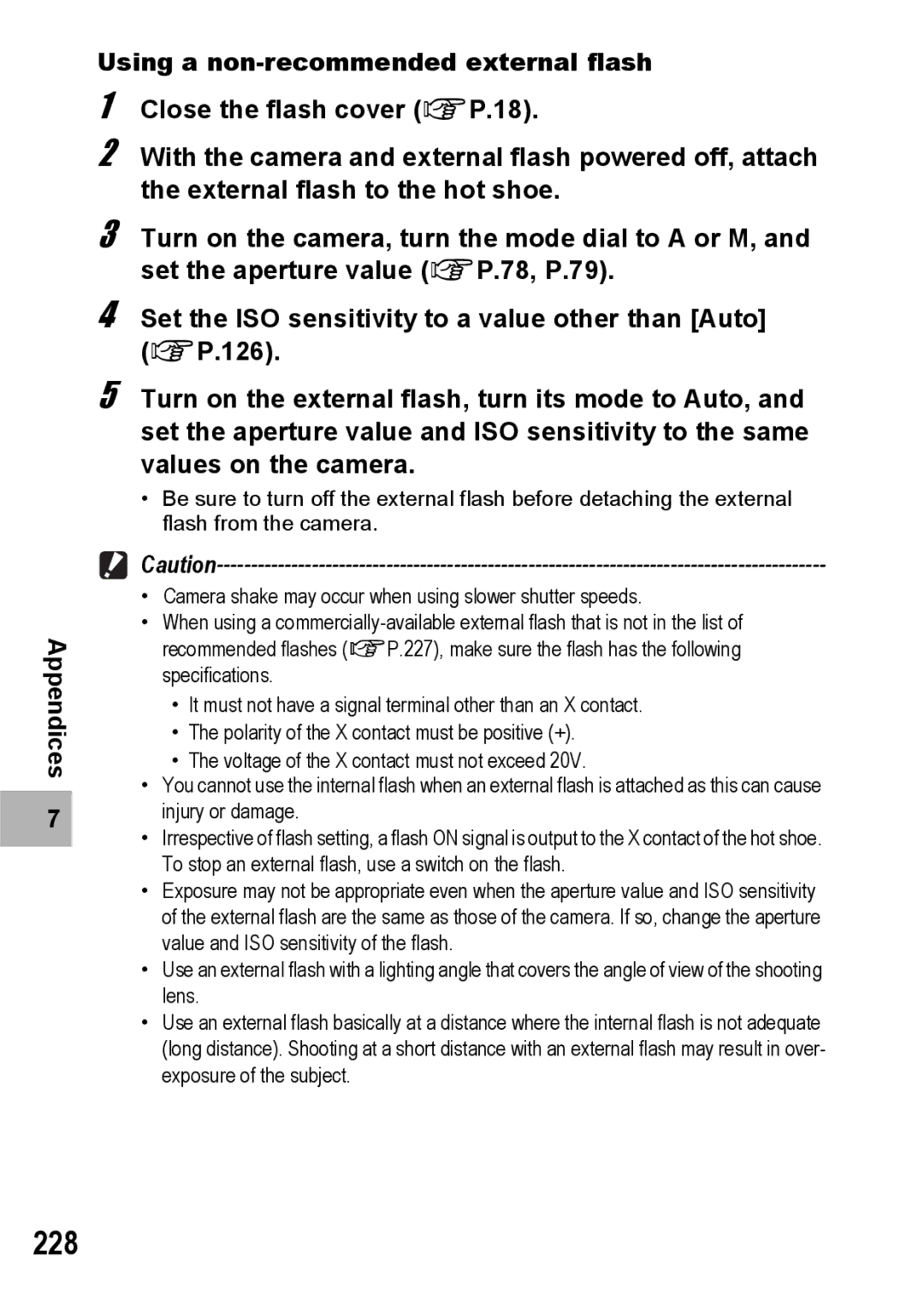 Ricoh GR Digital II manual 228 