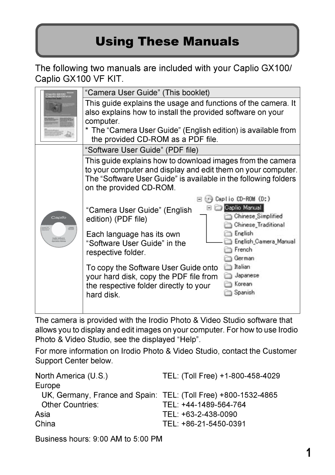 Ricoh GX100VF manual Using These Manuals 