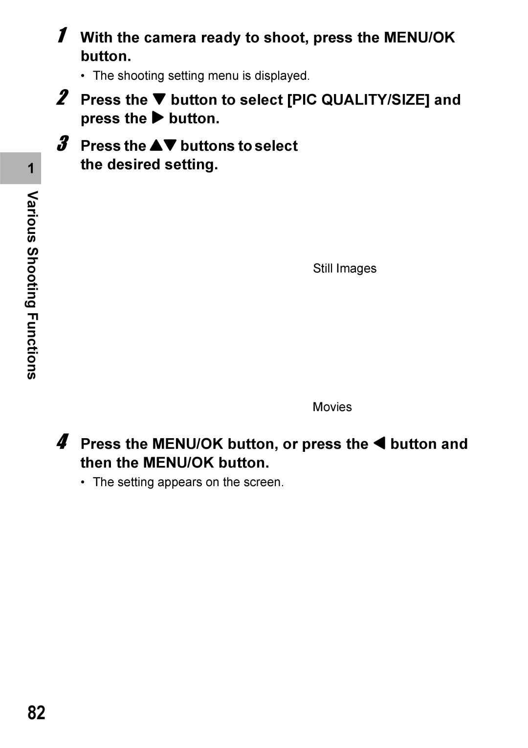 Ricoh GX100VF manual Menu/Ok 