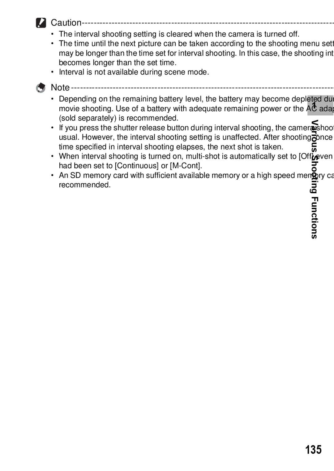 Ricoh GX200 VF KIT manual 135 