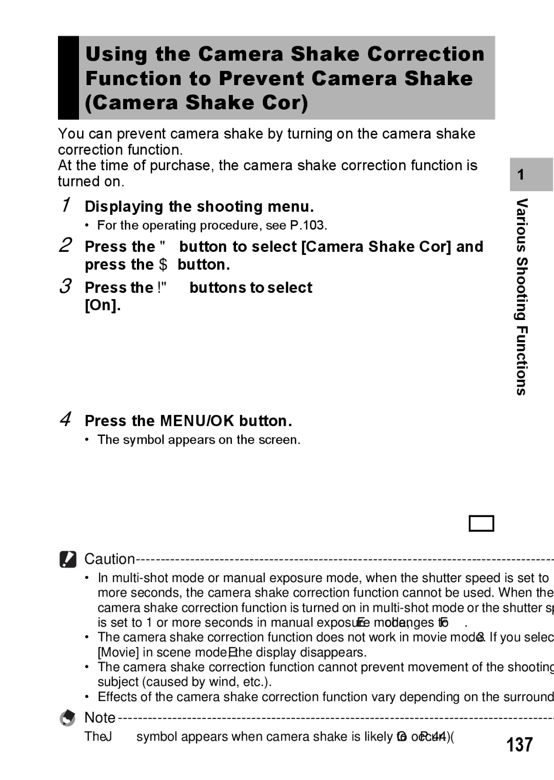 Ricoh GX200 VF KIT manual 137 