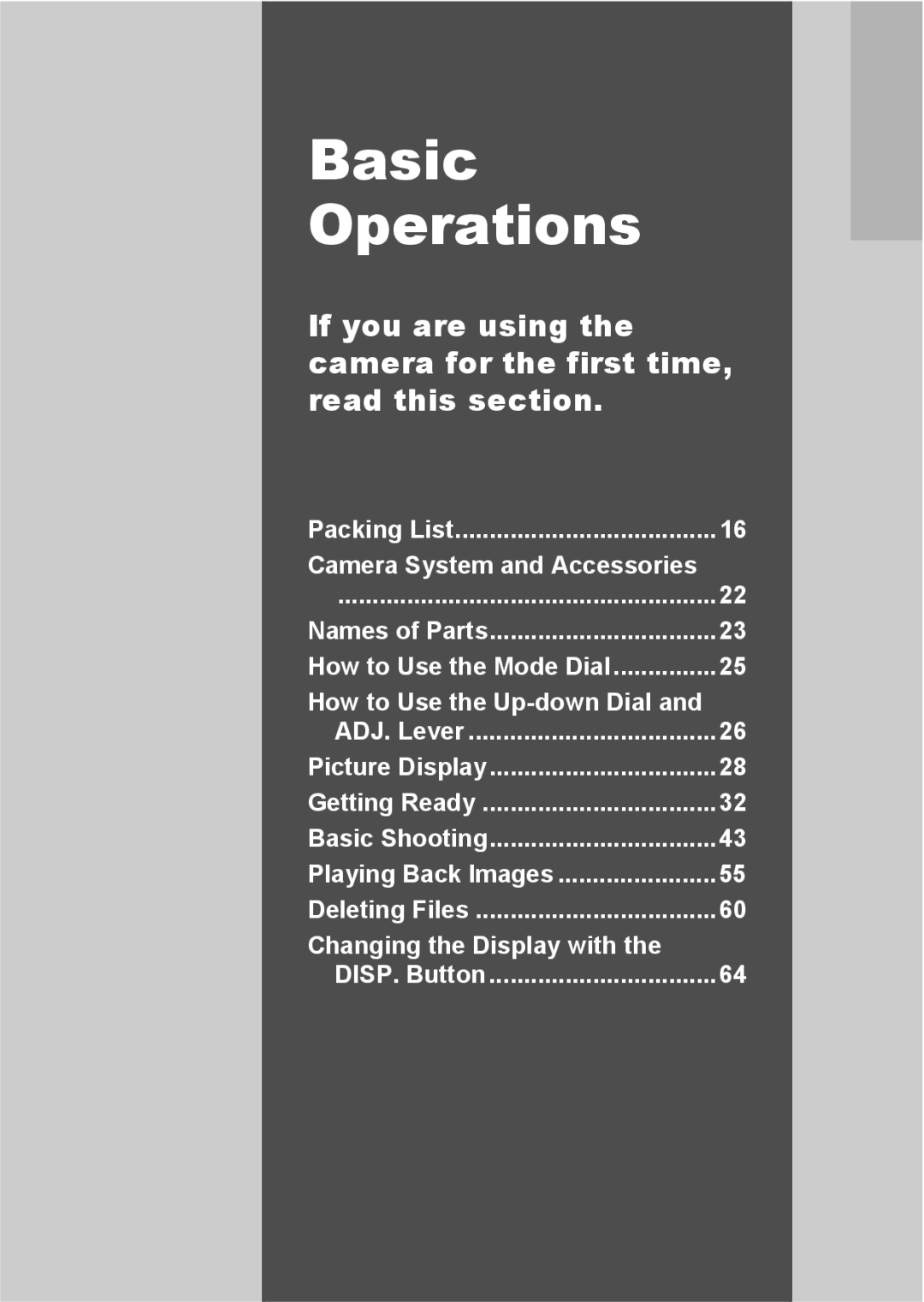 Ricoh GX200 VF KIT manual Basic Operations 