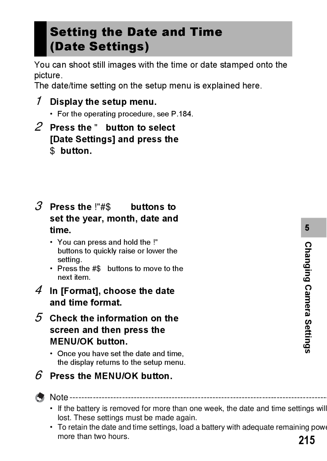 Ricoh GX200 VF KIT manual 215 