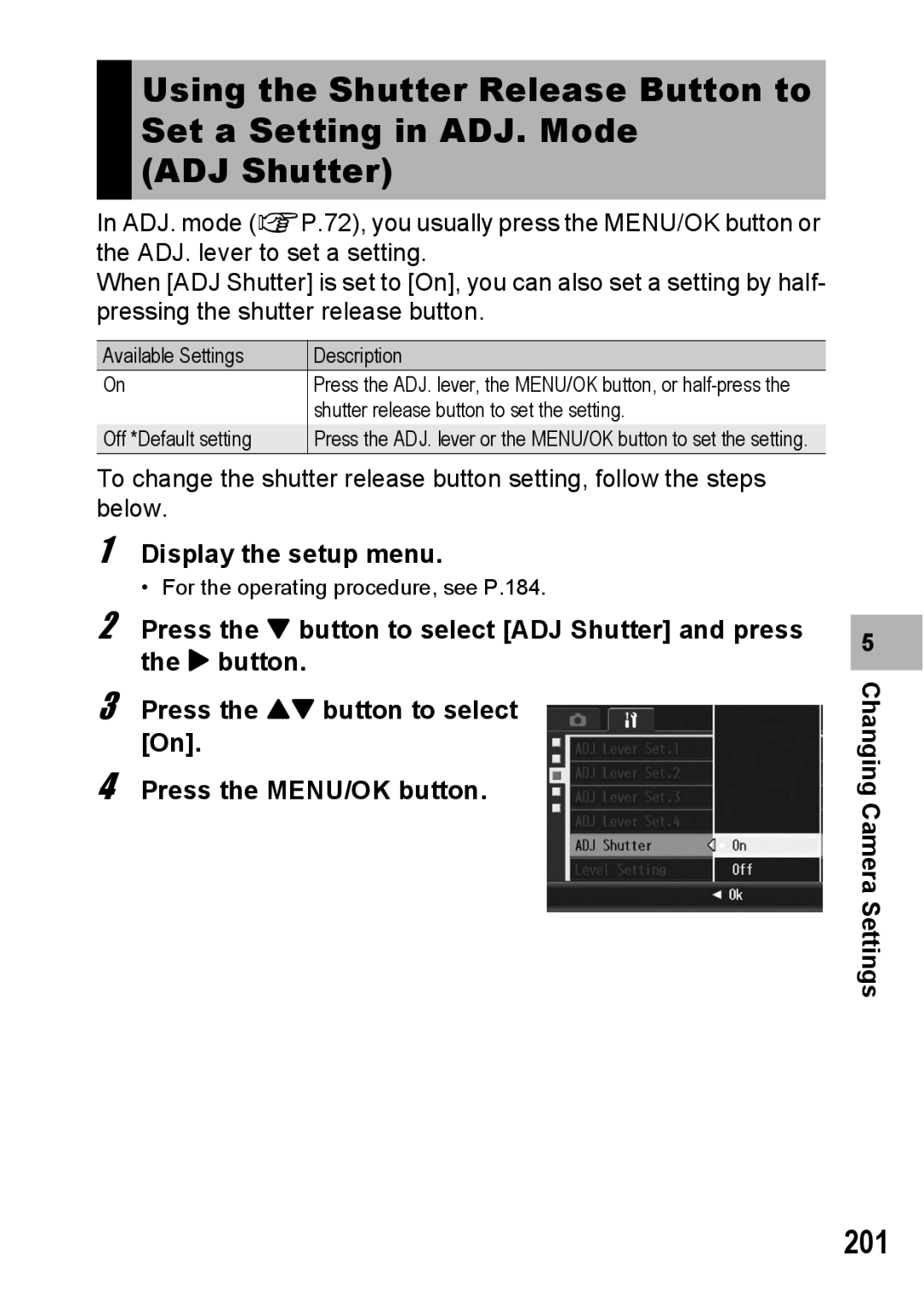 Ricoh GX200 manual 201 