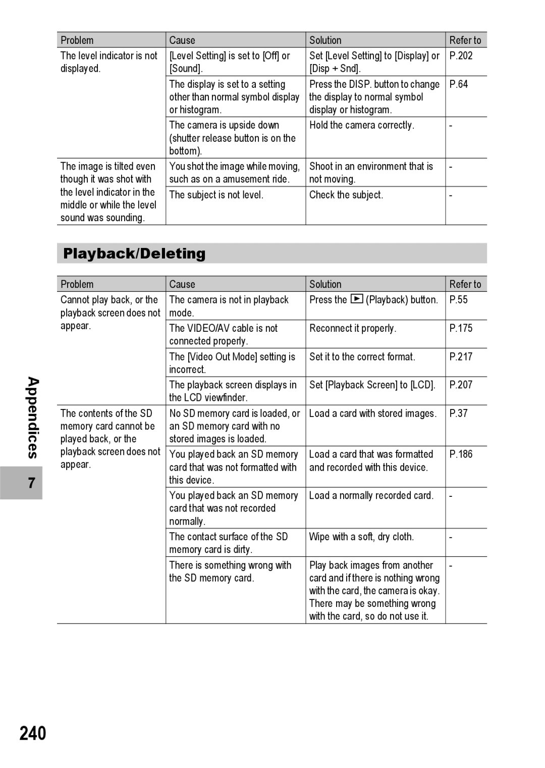 Ricoh GX200 manual 240, Playback/Deleting 