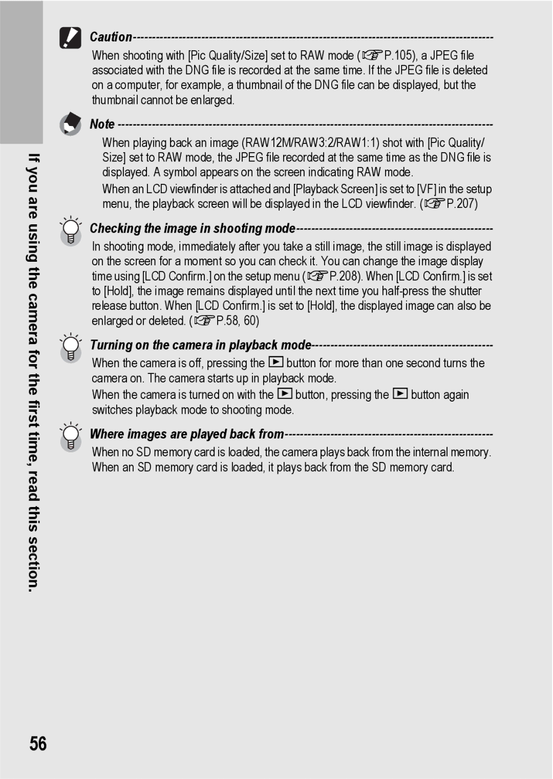 Ricoh GX200 manual Checking the image in shooting mode 