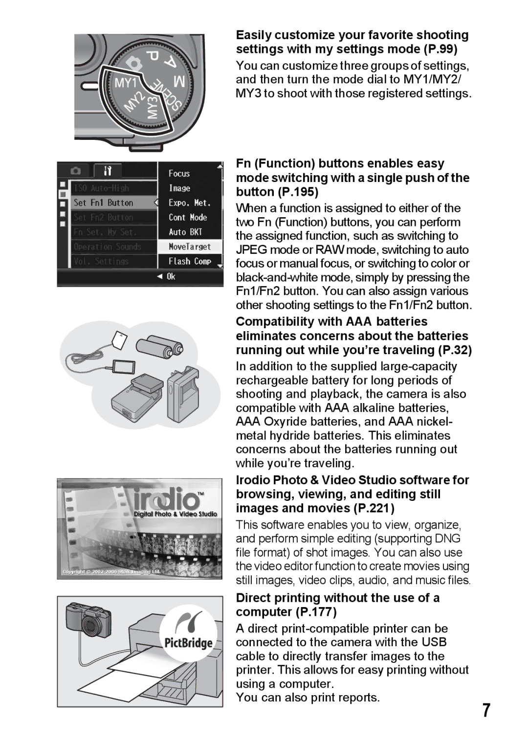 Ricoh GX200 manual Direct printing without the use of a computer P.177 