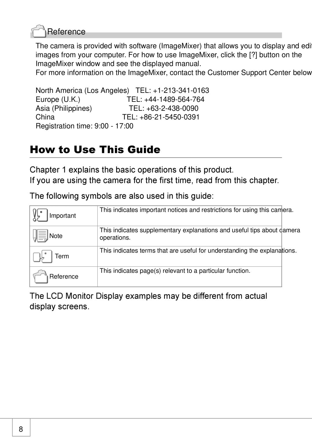 Ricoh GX8 manual How to Use This Guide, Reference 