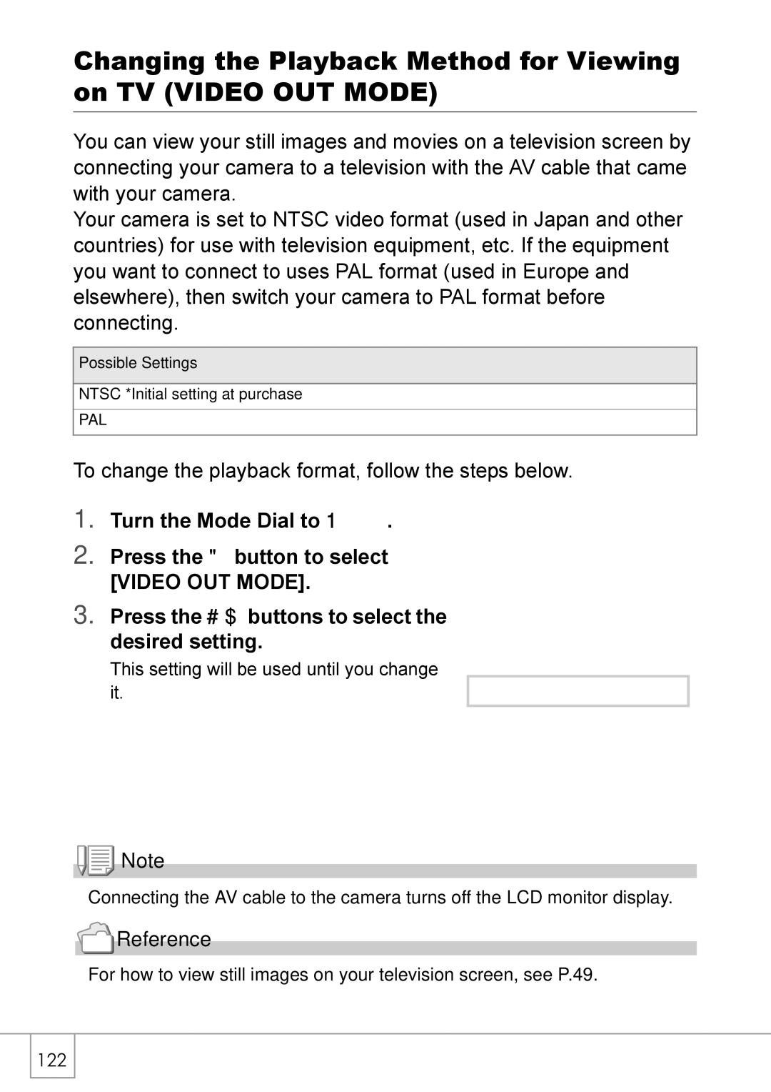 Ricoh GX8 manual To change the playback format, follow the steps below 