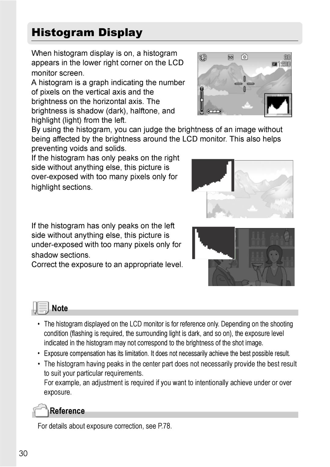 Ricoh GX8 manual Histogram Display 