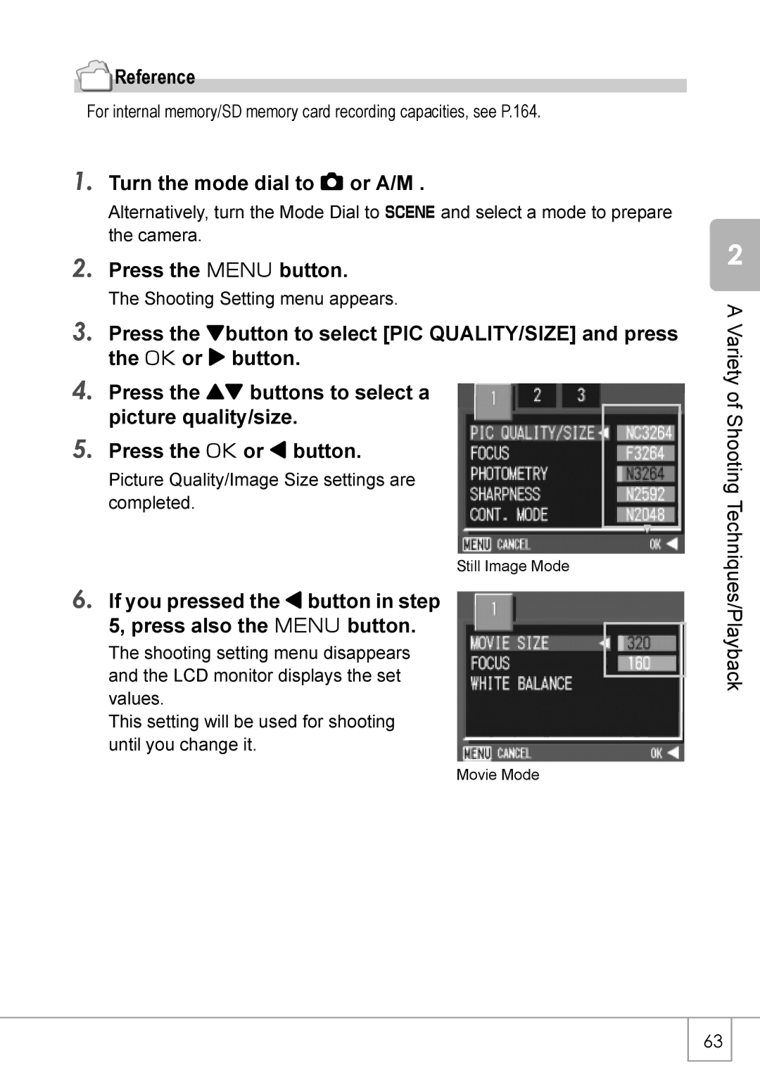 Ricoh GX8 manual Turn the mode dial to 5 or A/M, If you pressed the #button in , press also the M button 