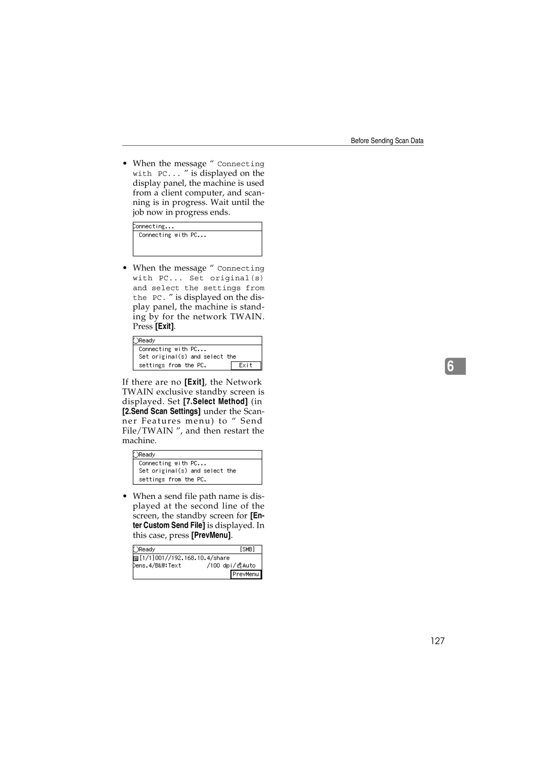 Ricoh IS300e operating instructions 127 