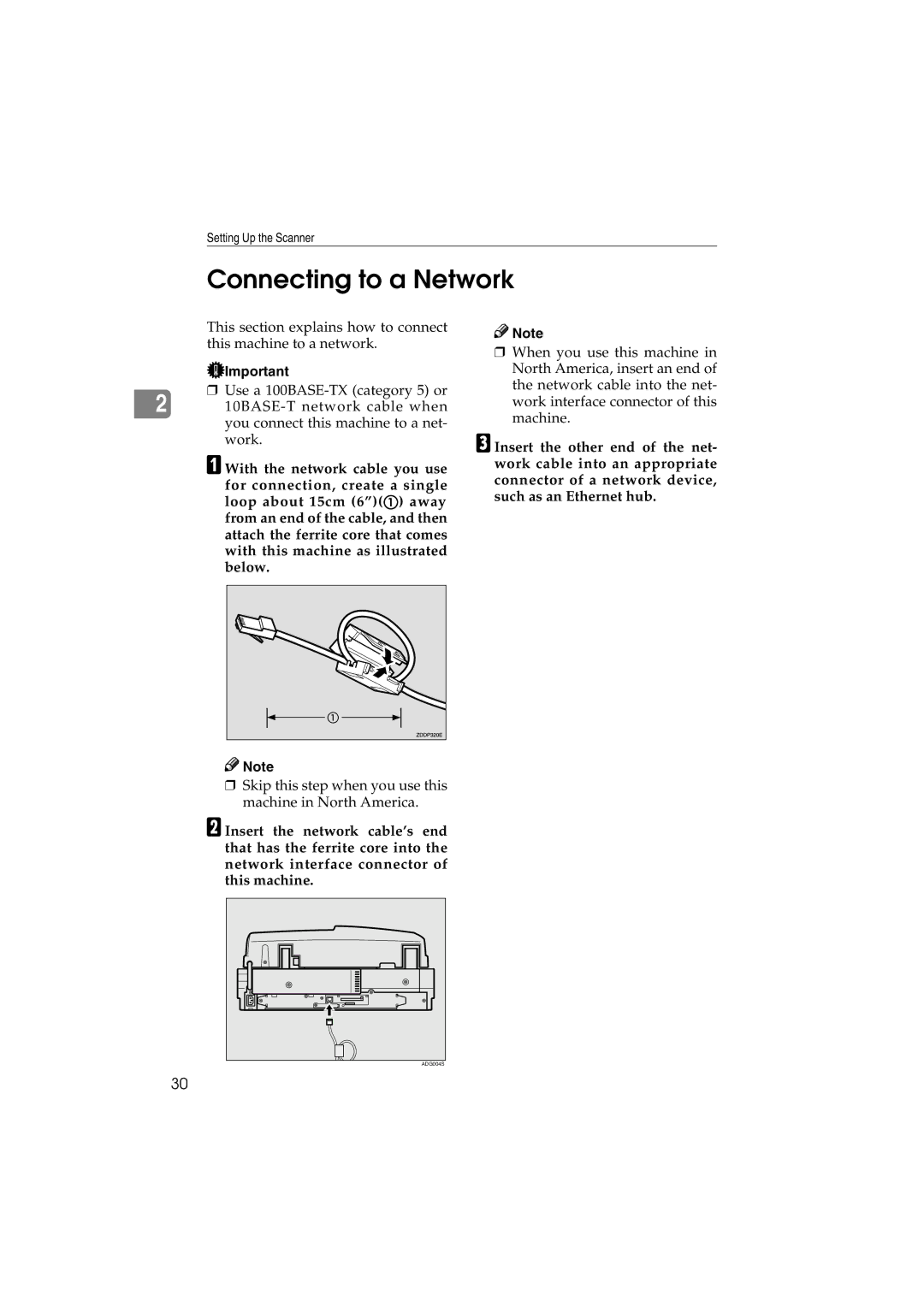 Ricoh IS300e operating instructions Connecting to a Network 