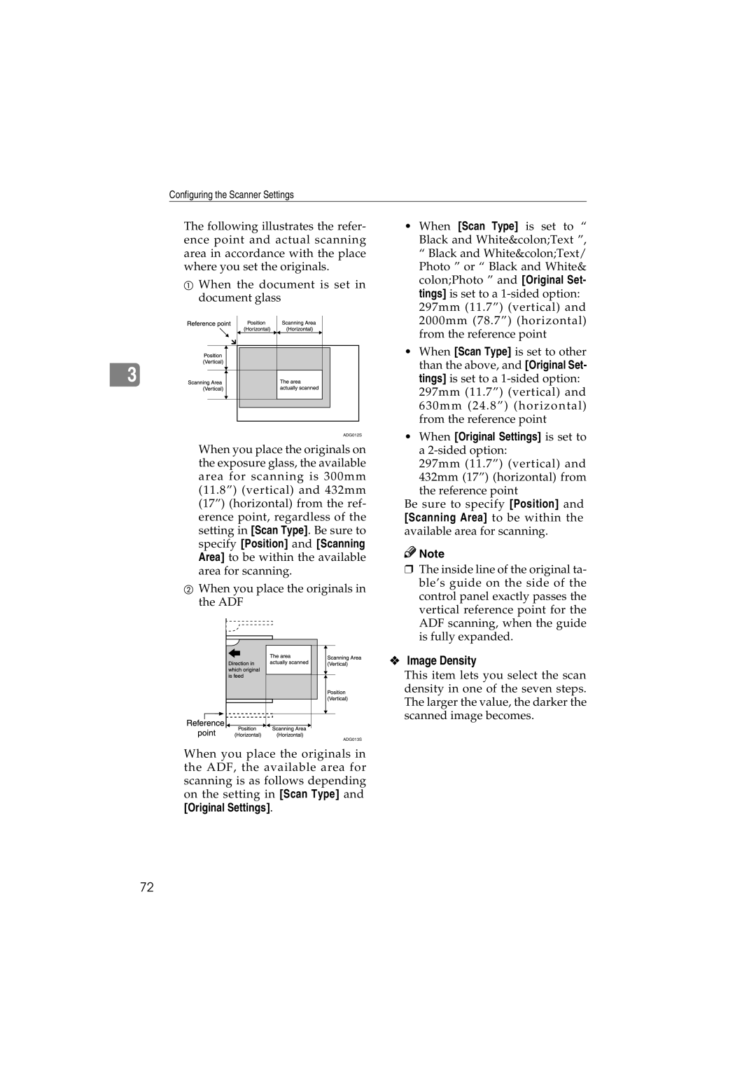 Ricoh IS300e operating instructions Image Density 