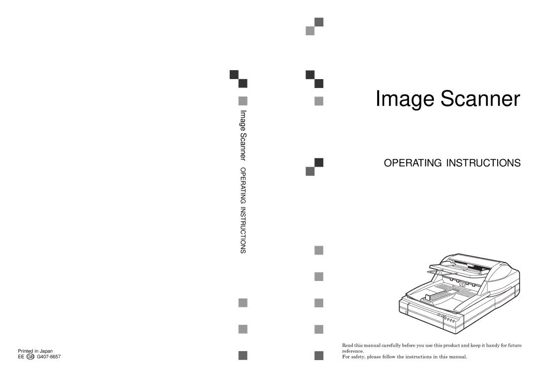 Ricoh IS450 operating instructions Image Scanner 