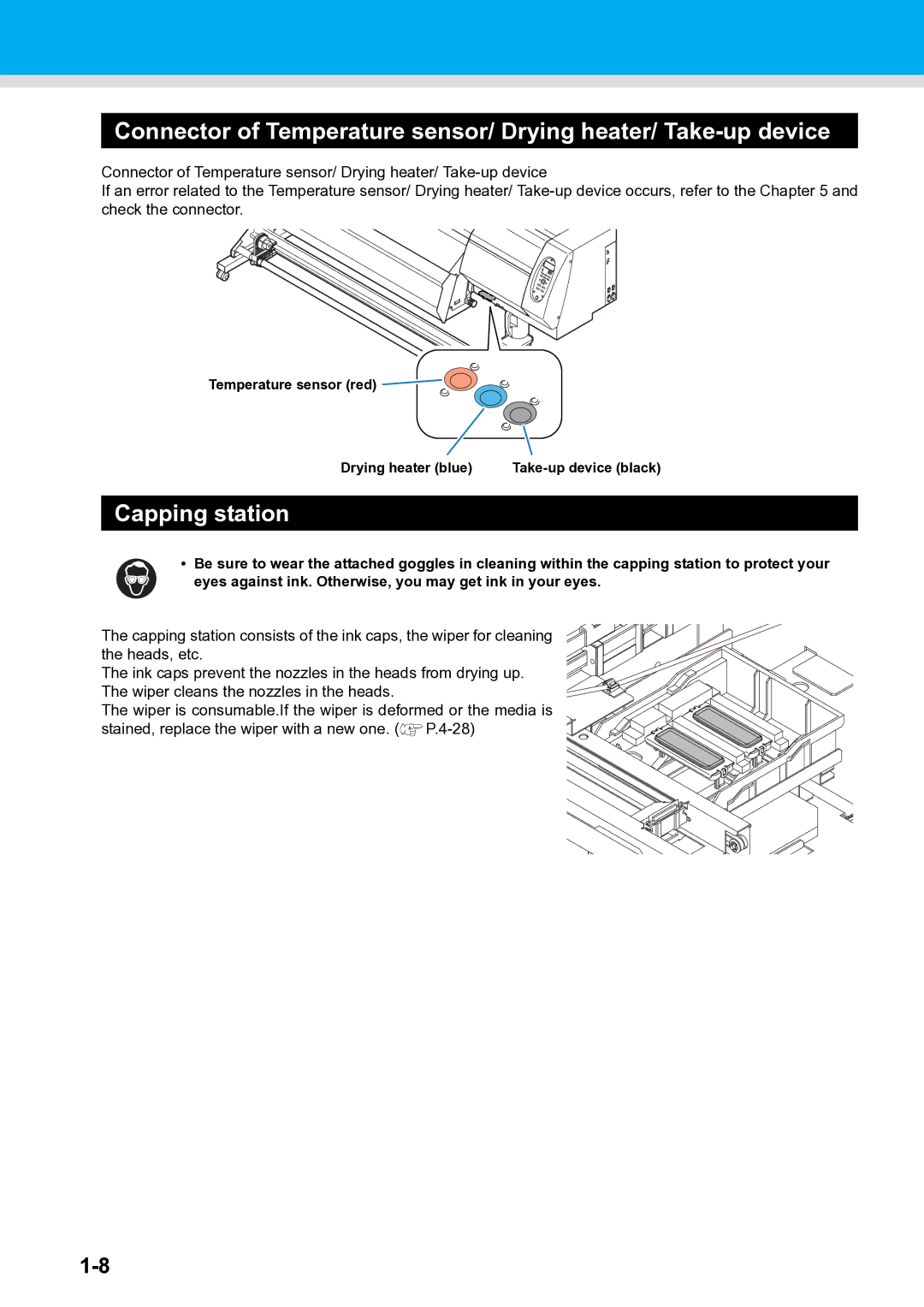 Ricoh L4130, L4160 operation manual Capping station 