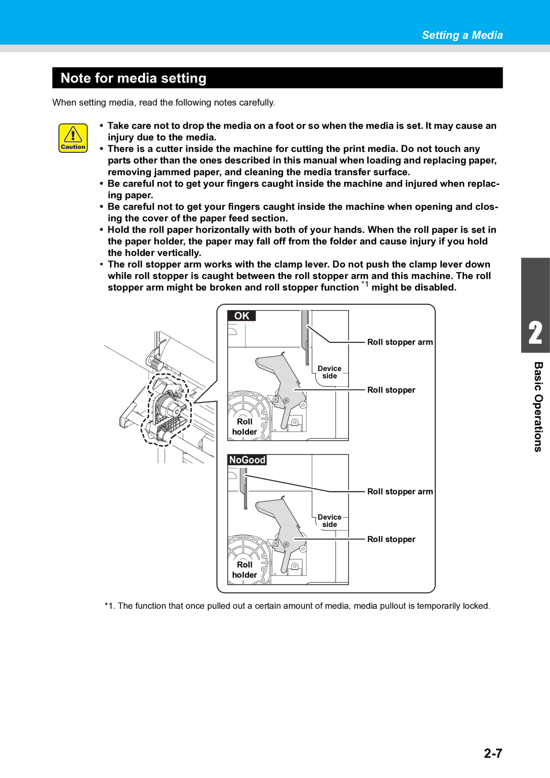 Ricoh L4160, L4130 operation manual Setting a Media 