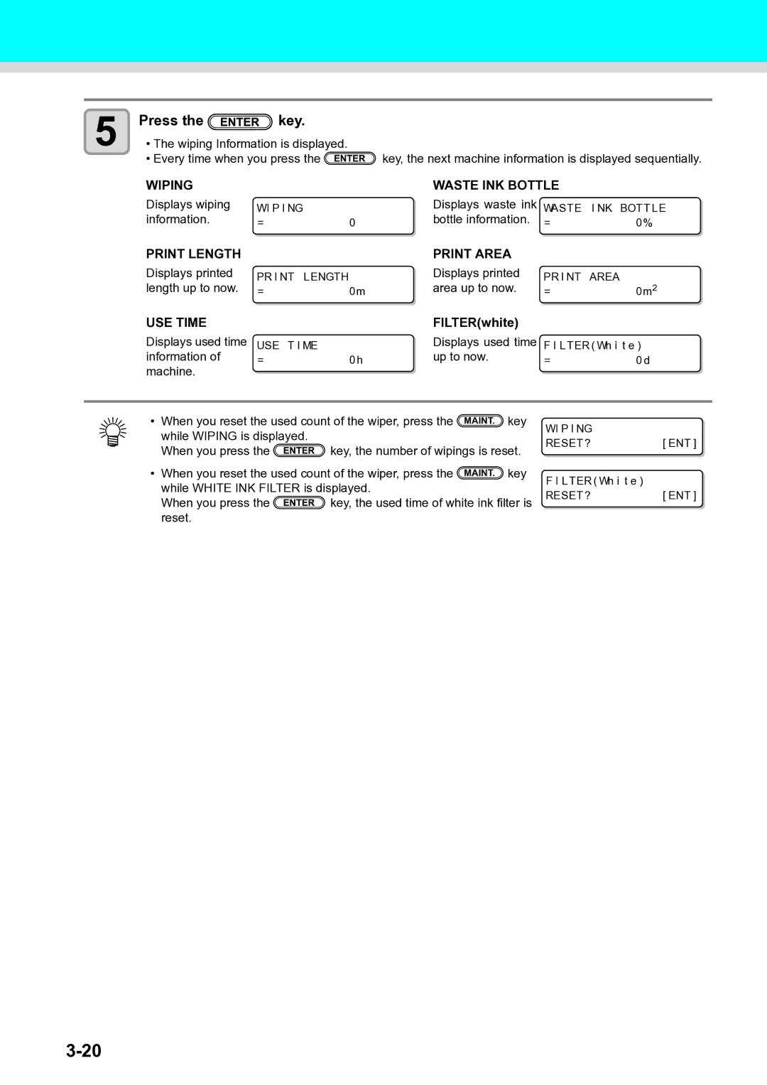 Ricoh L4130, L4160 operation manual Print Length Print Area, FILTERwhite 