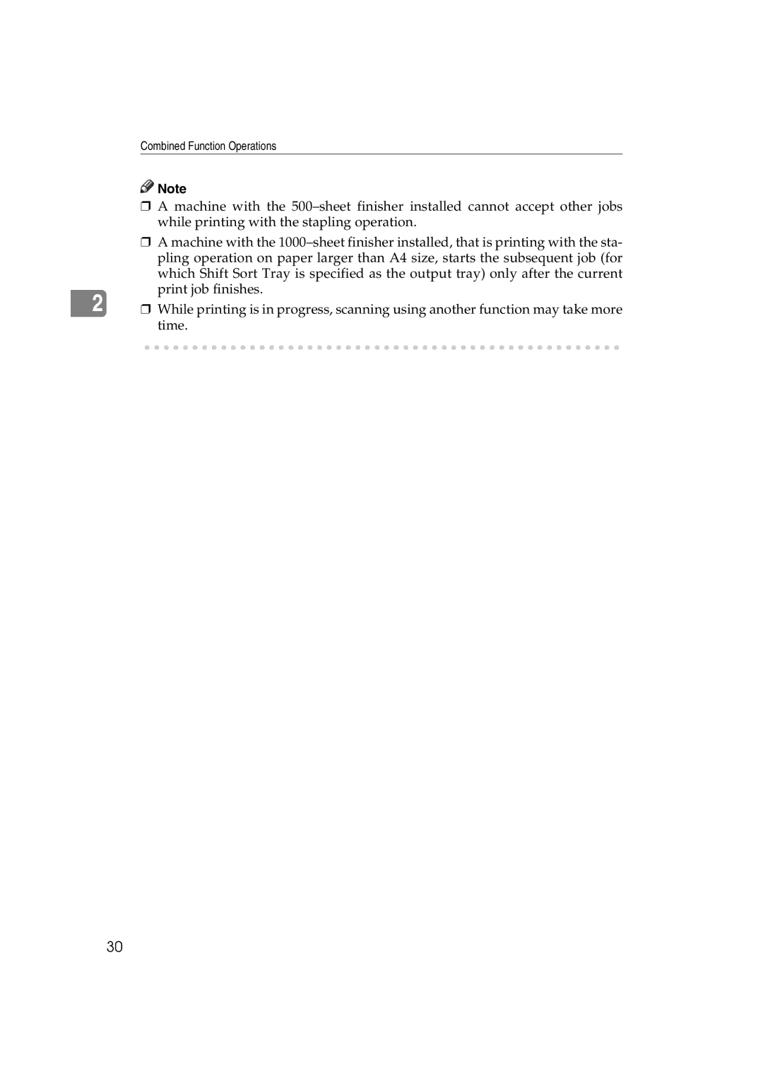 Ricoh DSm622, LD127, LD122, DSm627 specifications Combined Function Operations 