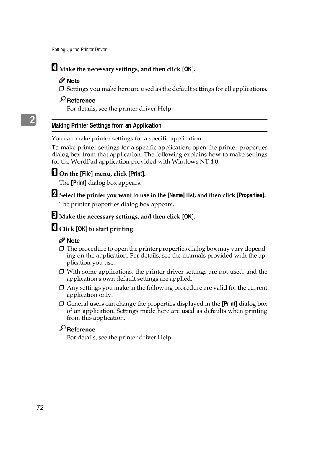 Ricoh SGC 1506, LD215c, GS 106 appendix On the File menu, click Print 