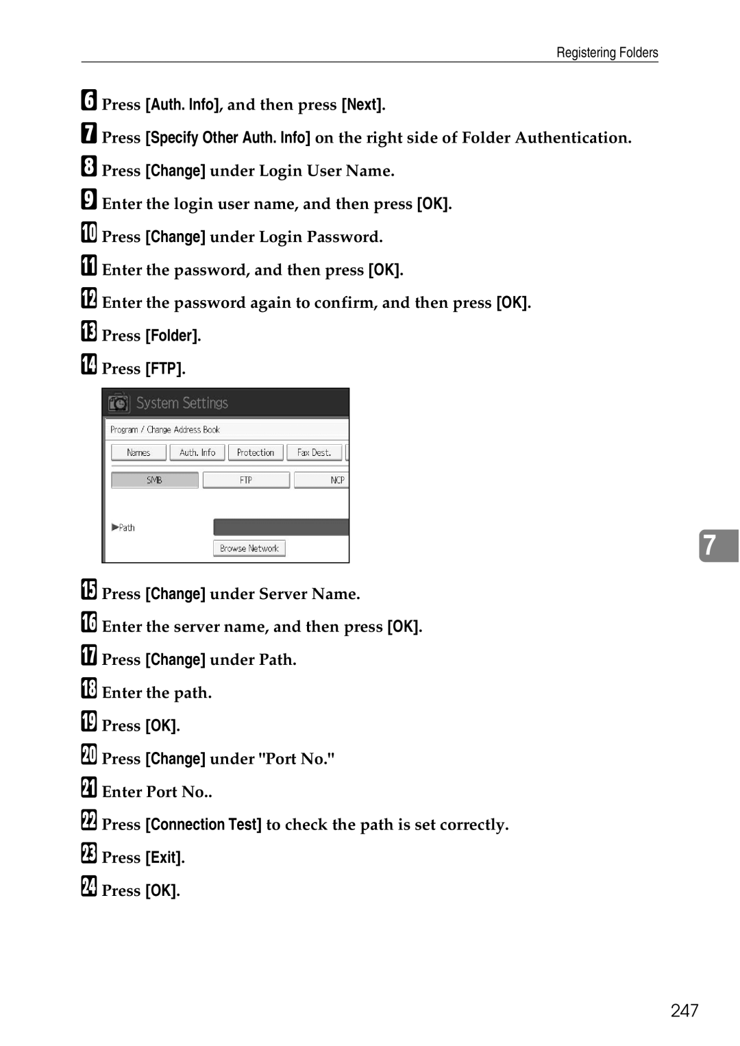 Ricoh LD435c operating instructions 247 