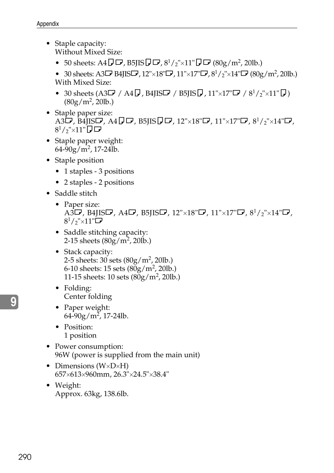 Ricoh LD435c operating instructions 290 