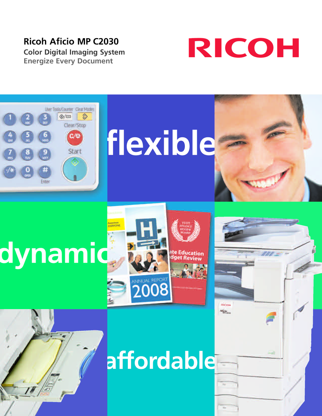 Ricoh MP C2030 manual Flexible 