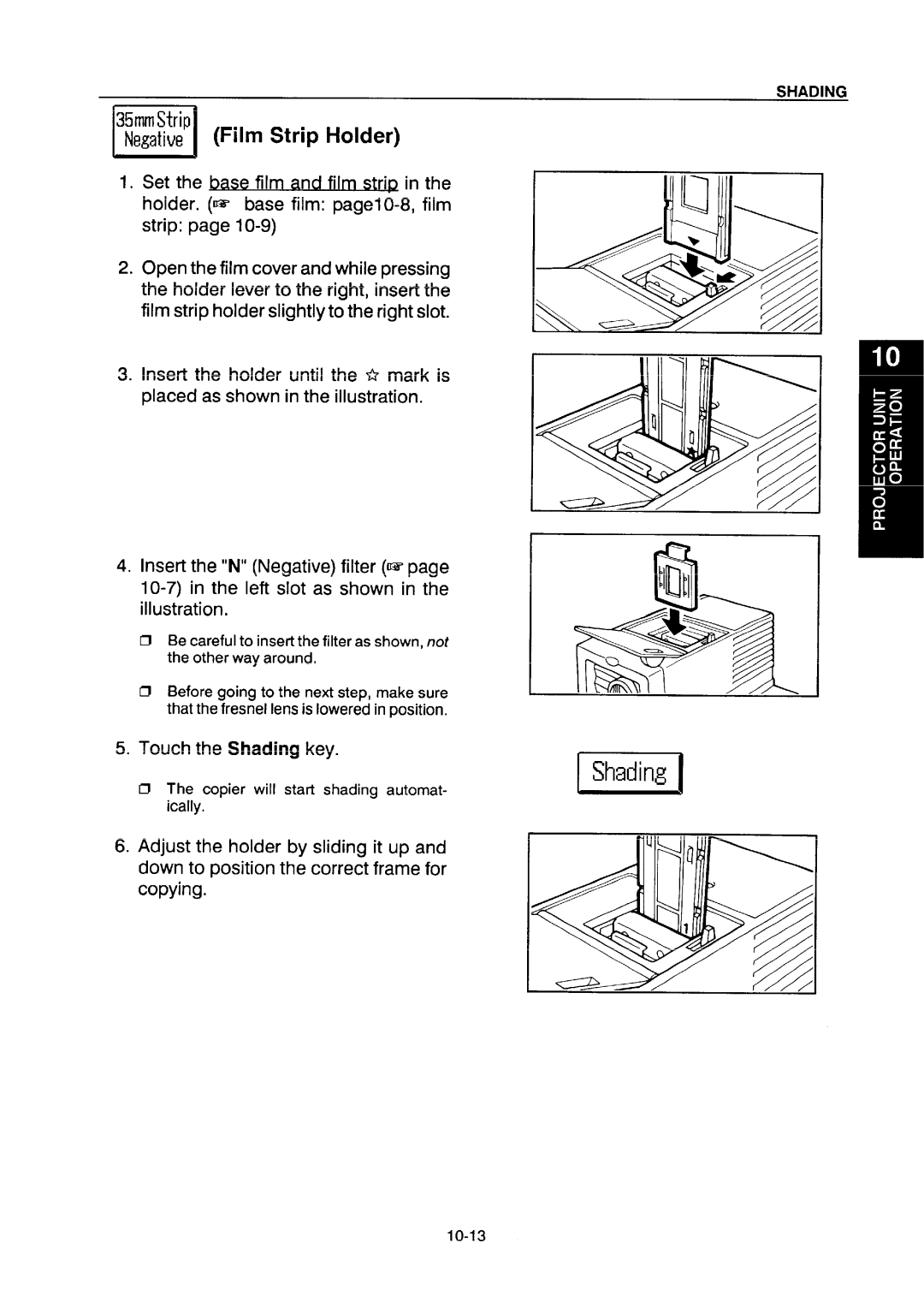 Ricoh NC5006 manual Shading 