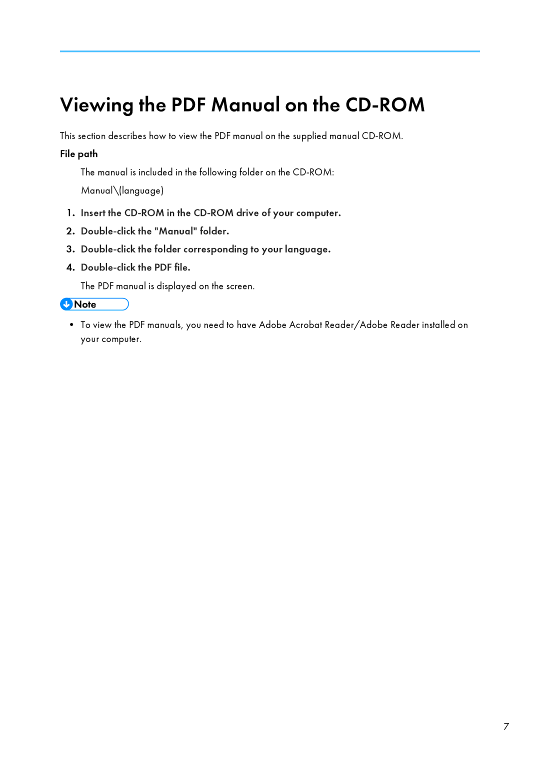 Ricoh PJ WX4130 operating instructions 