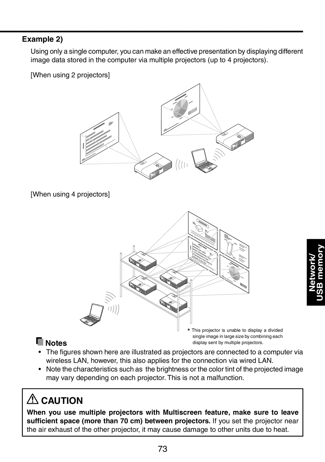 Ricoh PJ WX3231N, PJ X3241N owner manual USB memory 