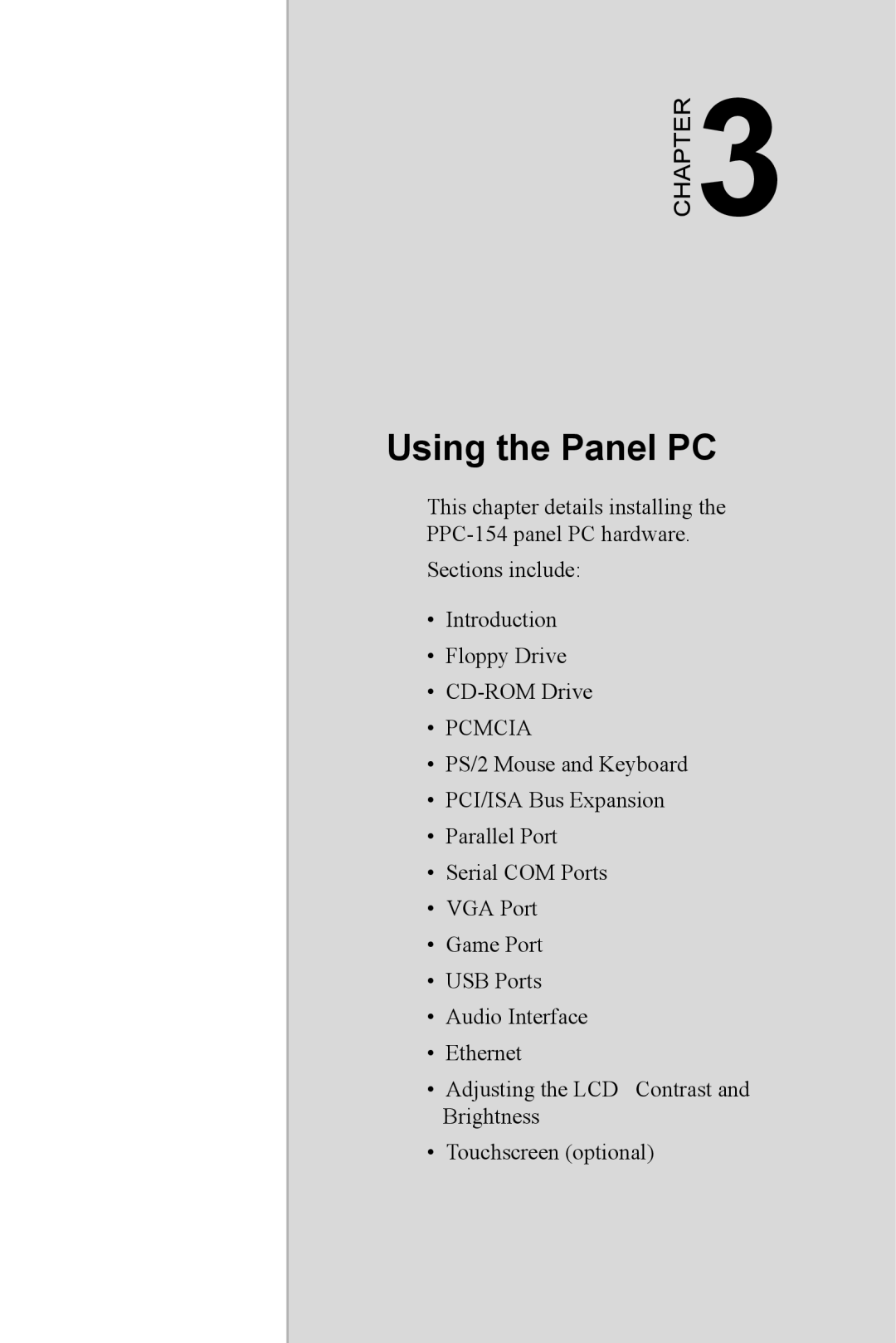 Ricoh PPC-154 user manual Using the Panel PC, Pcmcia 