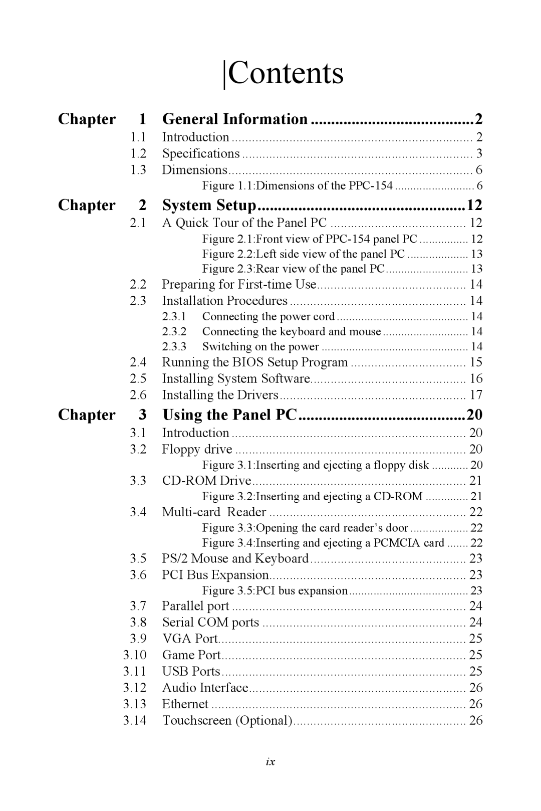 Ricoh PPC-154 user manual Contents 