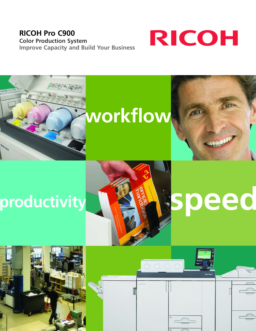 Ricoh manual workflow, productivity speed, RICOH Pro C900, Color Production System 
