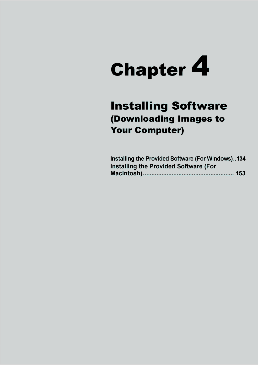 Ricoh R 3 manual Downloading Images to Your Computer, Installing the Provided Software For Macintosh 153 