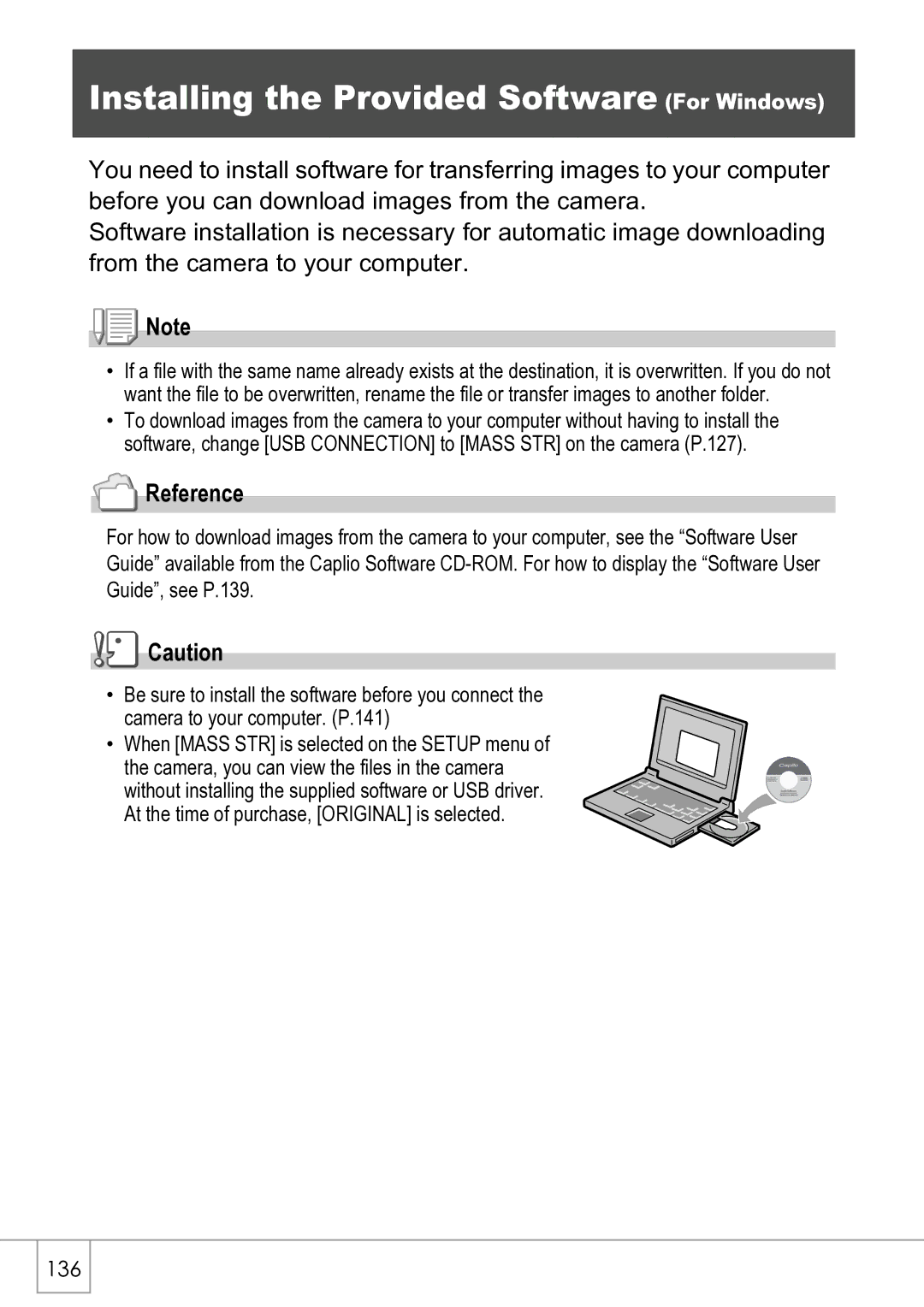 Ricoh R4 manual Installing the Provided Software For Windows 