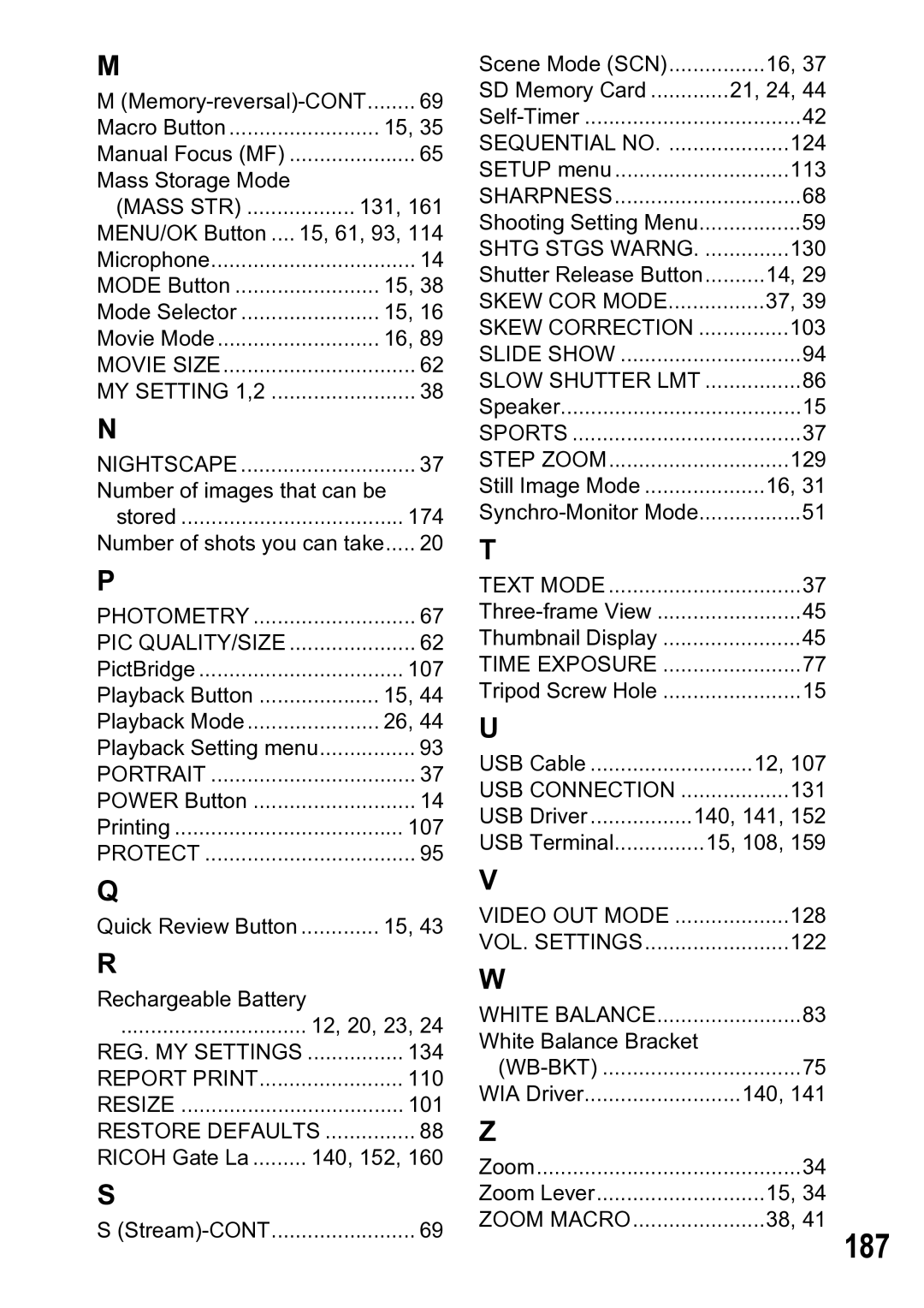 Ricoh R5 manual Mass Storage Mode 