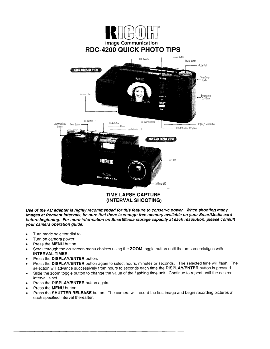 Ricoh RDC-4200 manual 