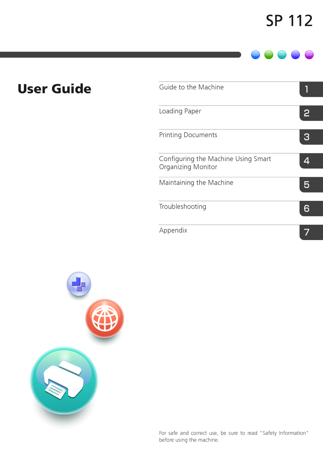 Ricoh SP 112 appendix User Guide 