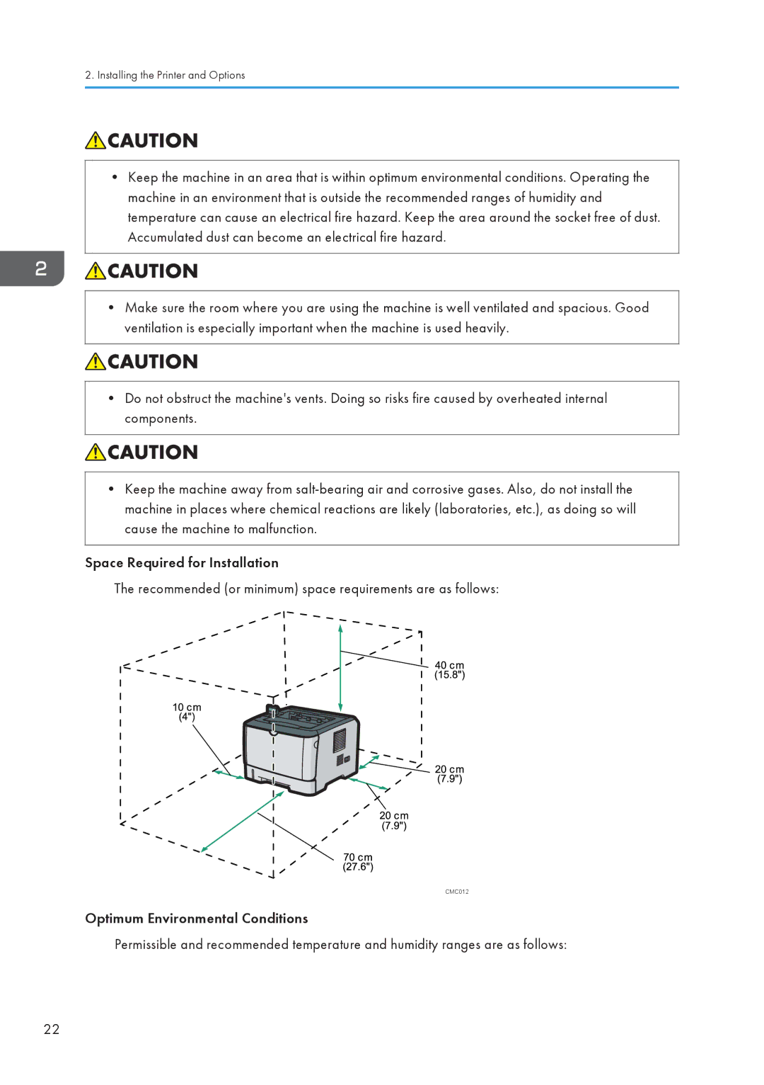 Ricoh SP 3510DN, SP 3500N manual Installing the Printer and Options 